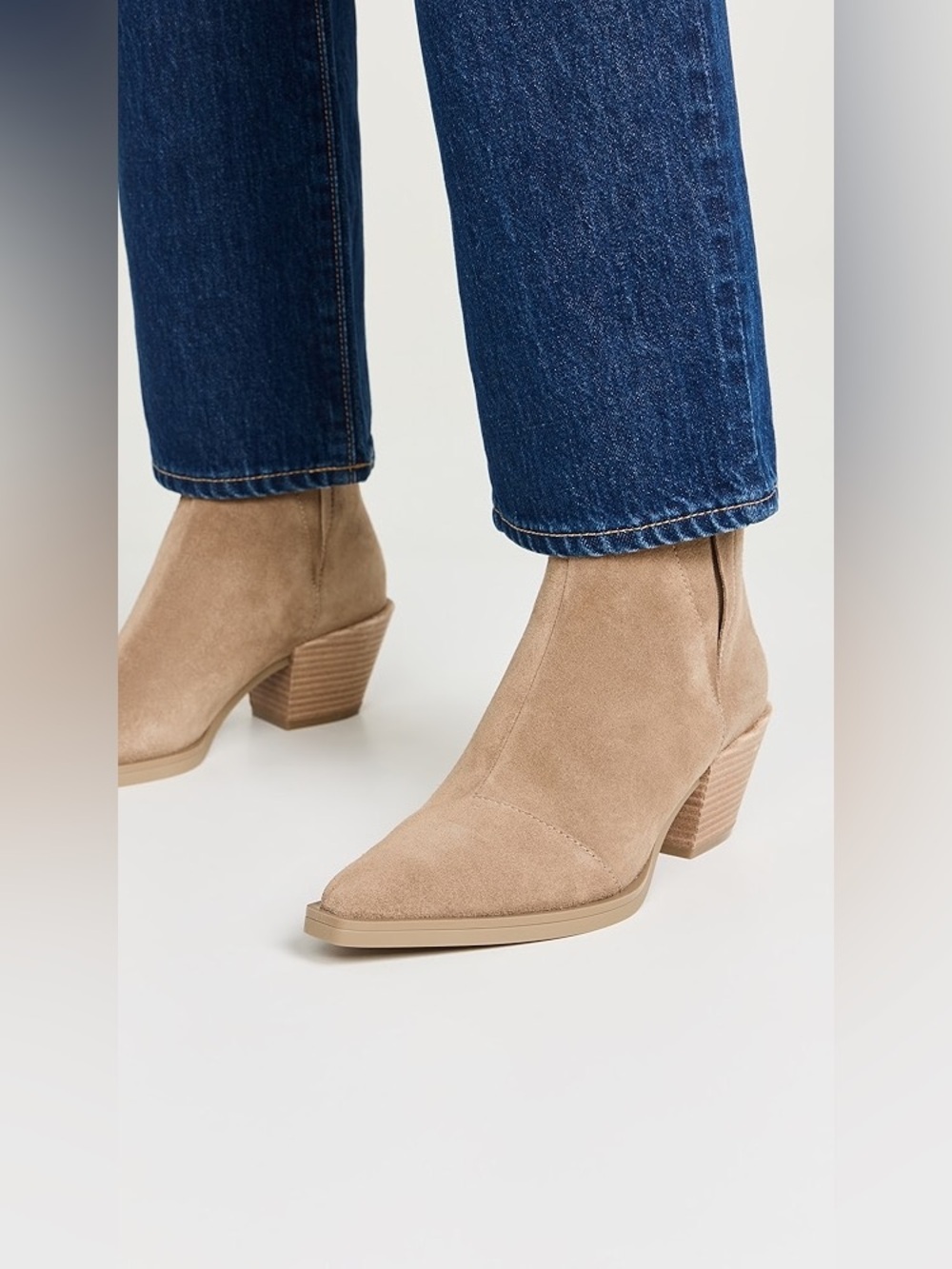 Rag & Bone Dart Suede Pull-On Ankle Booties